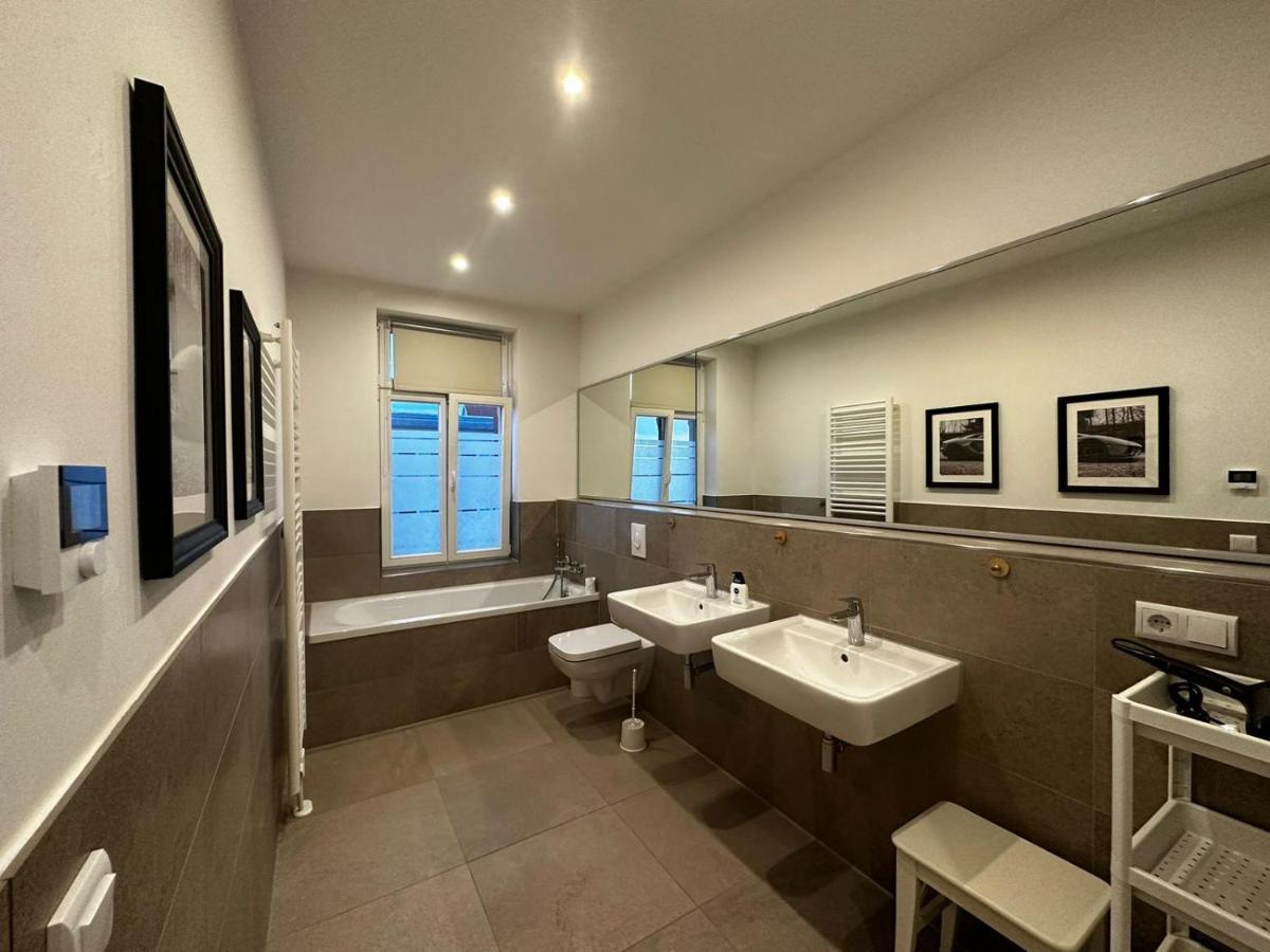 Nr 14 - Hochwertiges 3 Zimmer Maisonette Appartment Mit Grosszugigen Wohnbereich Und Balkon Leipzig Luaran gambar
