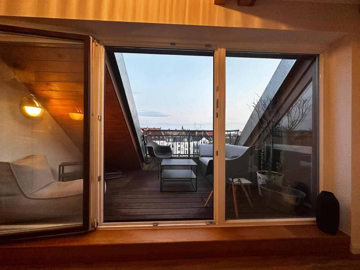 Nr 14 - Hochwertiges 3 Zimmer Maisonette Appartment Mit Grosszugigen Wohnbereich Und Balkon Leipzig Luaran gambar