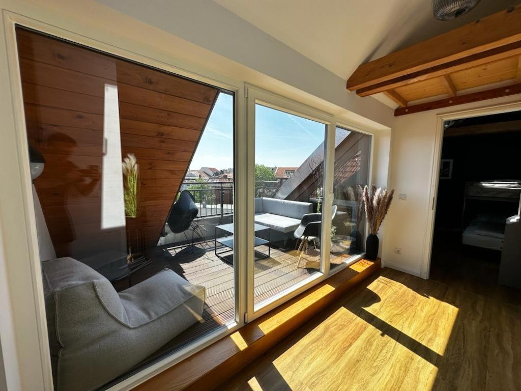 Nr 14 - Hochwertiges 3 Zimmer Maisonette Appartment Mit Grosszugigen Wohnbereich Und Balkon Leipzig Luaran gambar