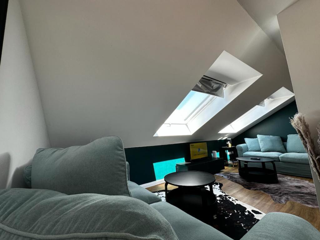 Nr 14 - Hochwertiges 3 Zimmer Maisonette Appartment Mit Grosszugigen Wohnbereich Und Balkon Leipzig Luaran gambar