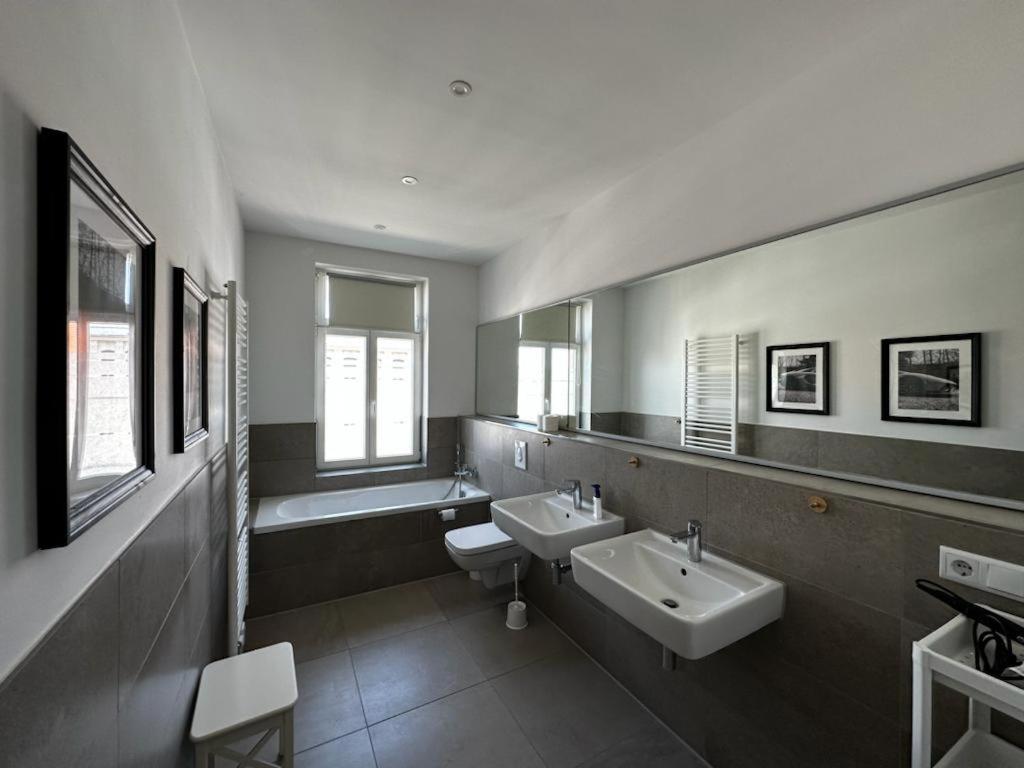 Nr 14 - Hochwertiges 3 Zimmer Maisonette Appartment Mit Grosszugigen Wohnbereich Und Balkon Leipzig Luaran gambar